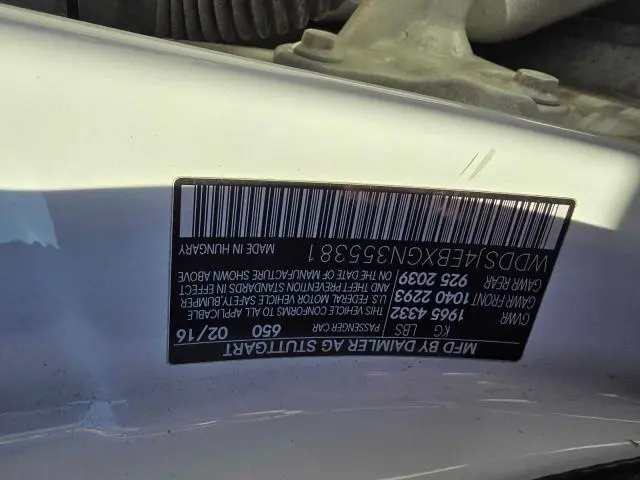 2016 MERCEDES-BENZ CLA 250  