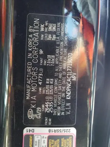 2020 KIA SPORTAGE EX  