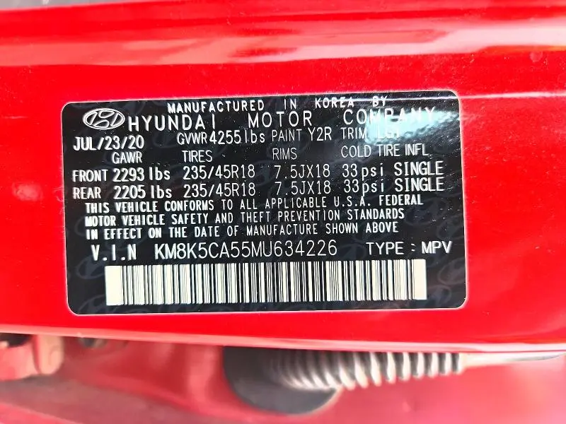 2021 HYUNDAI KONA ULTIMATE  