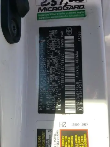 2011 TOYOTA CAMRY HYBRID  