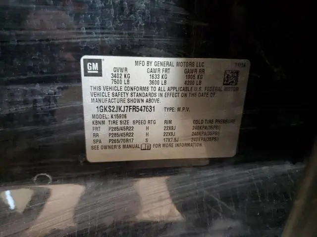 2015 GMC YUKON XL DENALI  