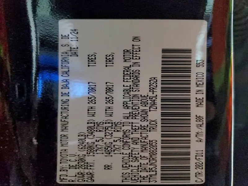 2024 TOYOTA TACOMA DOUBLE CAB  