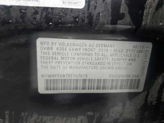 2011 VOLKSWAGEN CC LUXURY  