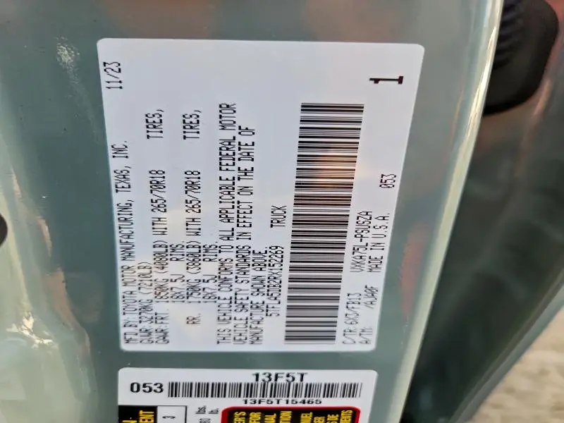 2024 TOYOTA TUNDRA CREWMAX SR  