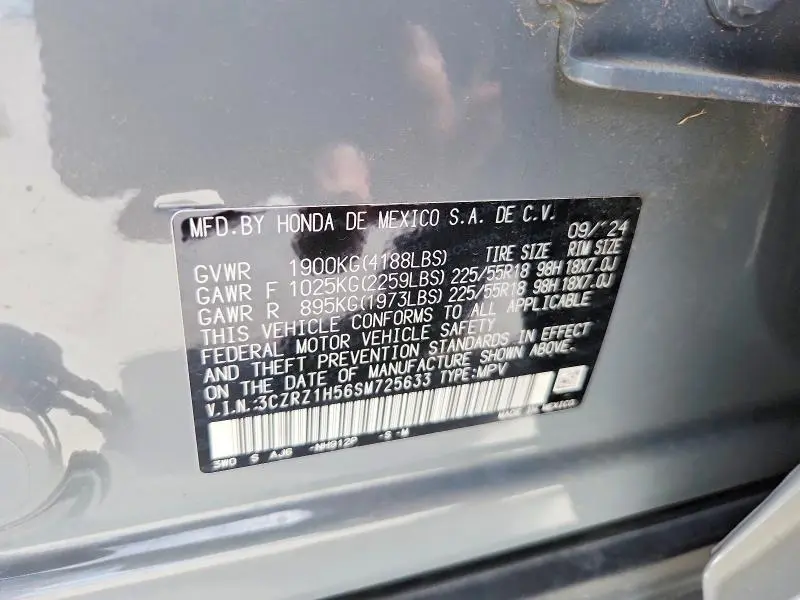 2025 HONDA HR-V SPORT  