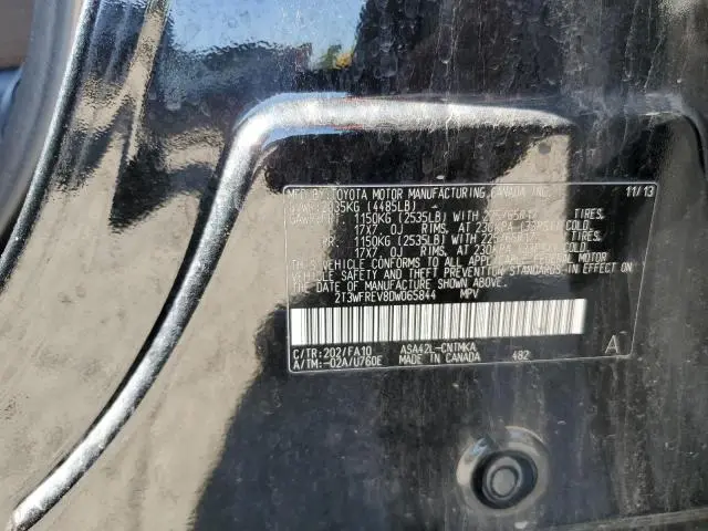 2013 TOYOTA RAV4 XLE  