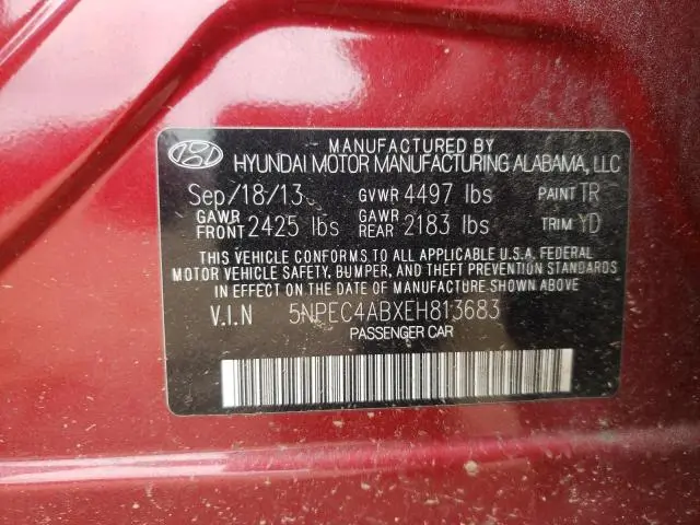 2014 HYUNDAI SONATA SE  