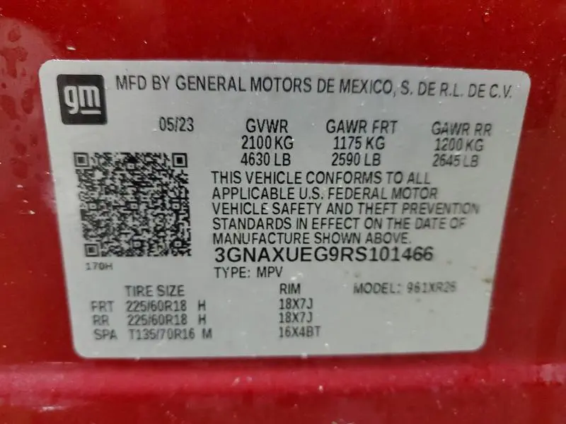 2024 CHEVROLET EQUINOX LT  