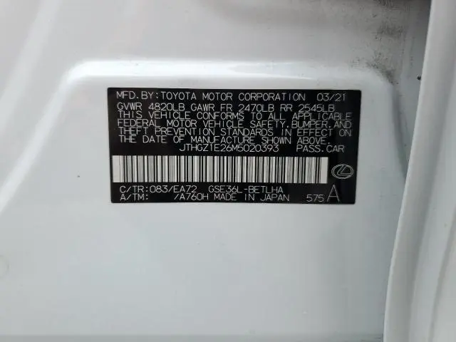 2021 LEXUS IS 350 F SPORT  