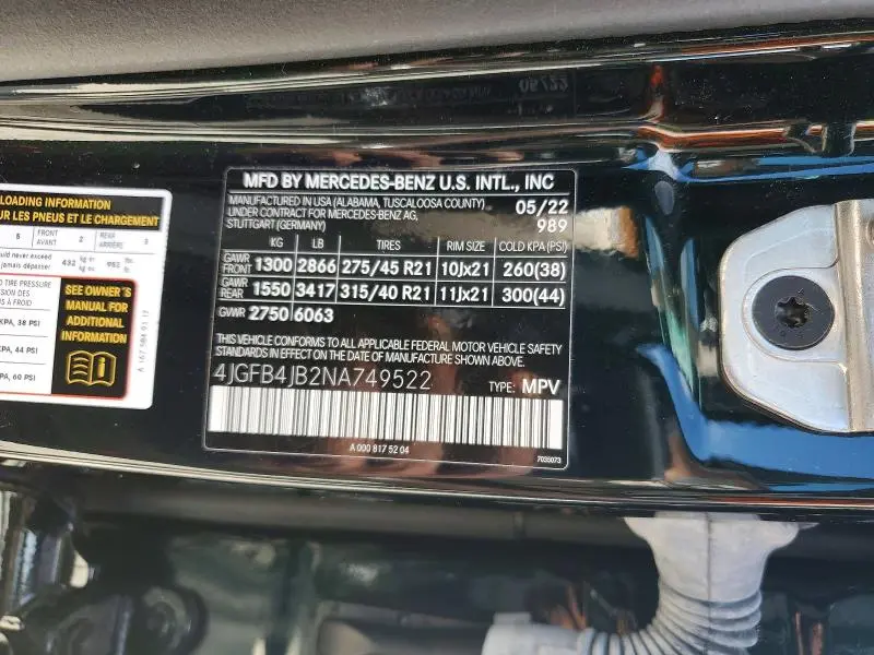 2022 MERCEDES-BENZ GLE 350  