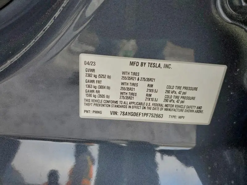 2023 TESLA MODEL Y   