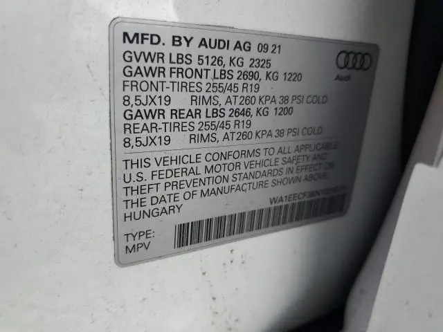 2022 AUDI Q3 PREMIUM PLUS S LINE 45  