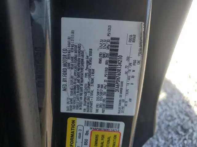 2013 FORD FUSION SE  