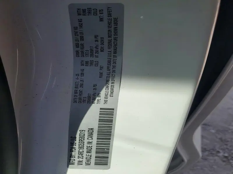 2025 CHRYSLER PACIFICA SELECT  