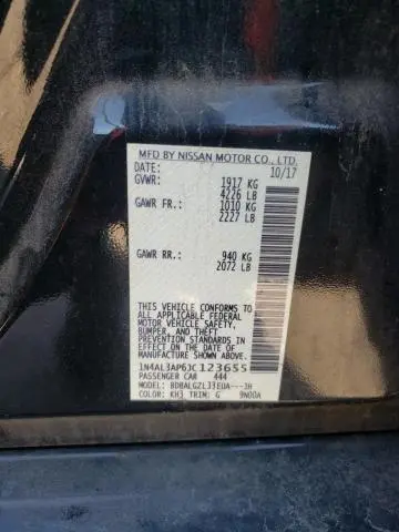 2018 NISSAN ALTIMA 2.5  