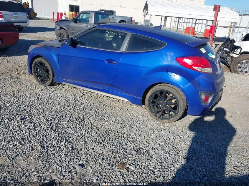 2013 HYUNDAI VELOSTER TURBO W/BLACK