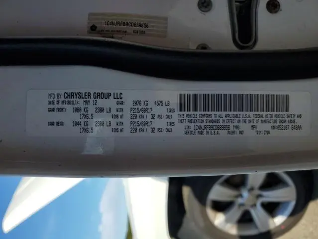 2012 JEEP PATRIOT LATITUDE  