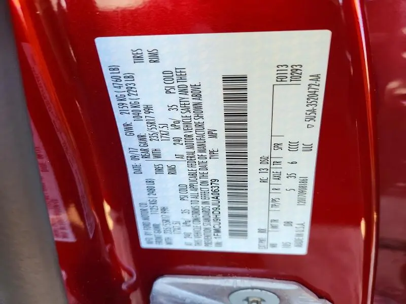 2018 FORD ESCAPE SEL  