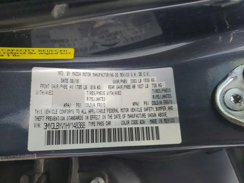 2017 TOYOTA YARIS IA BASE  
