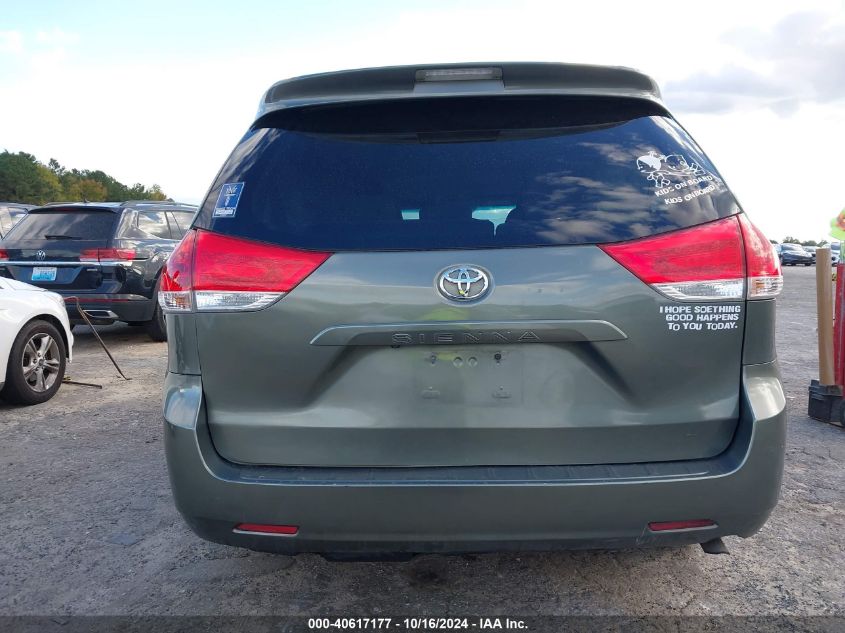 2014 TOYOTA SIENNA LE V6 8 PASSENGER