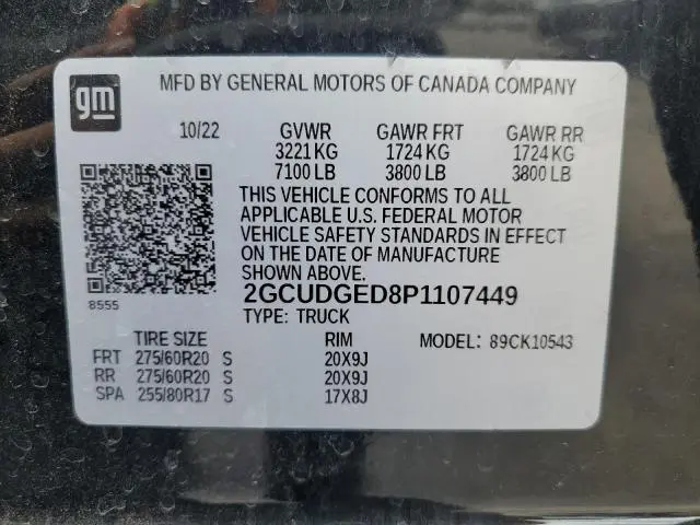 2023 CHEVROLET SILVERADO K1500 LTZ  