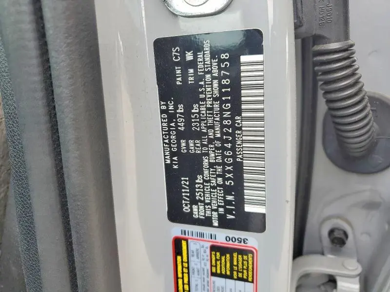 2022 KIA K5 GT LINE  