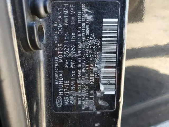 2016 HYUNDAI ACCENT SE