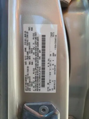 2017 LINCOLN MKC PREMIERE  