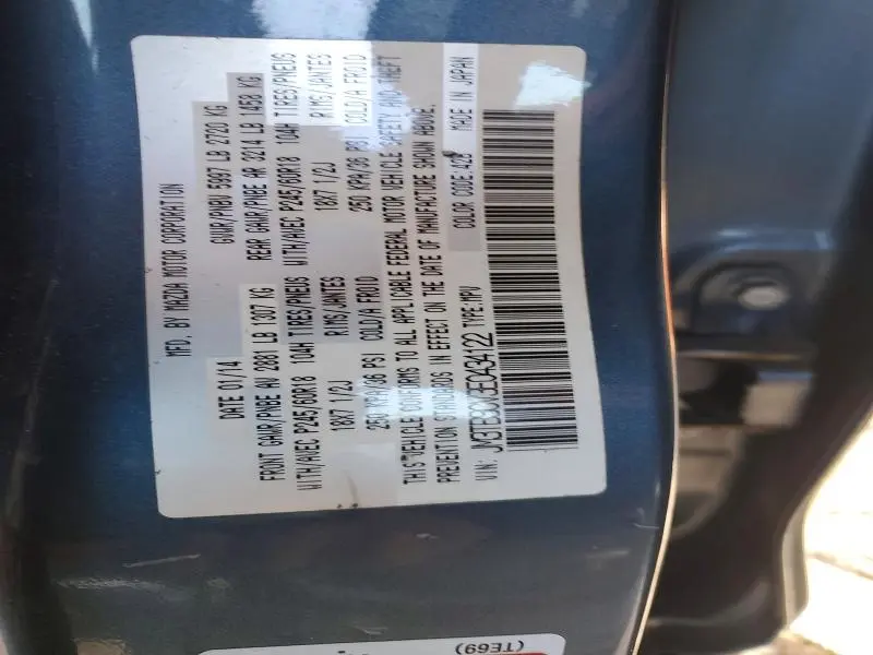 2014 MAZDA CX-9 TOURING  