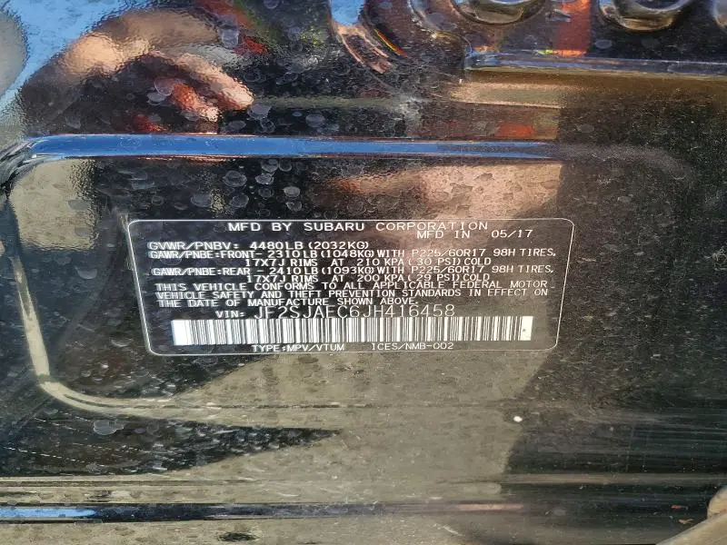 2018 SUBARU FORESTER 2.5I PREMIUM  