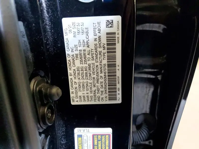 2021 HONDA CR-V EX  