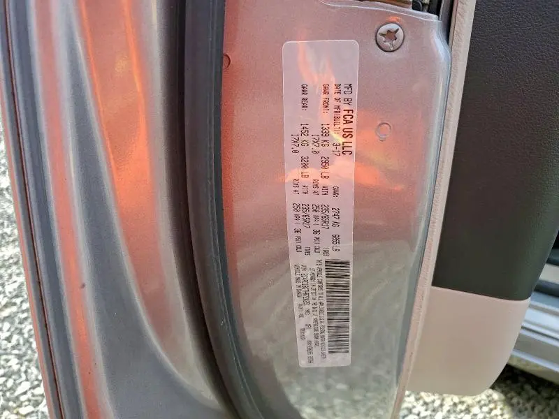 2017 CHRYSLER PACIFICA TOURING L  