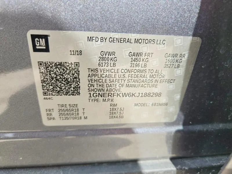 2019 CHEVROLET TRAVERSE LS  