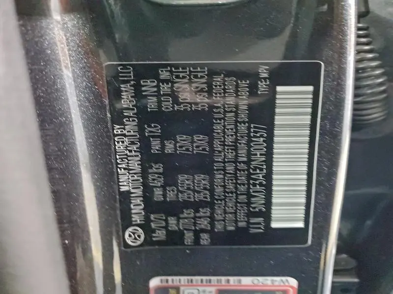 2022 HYUNDAI TUCSON SEL  