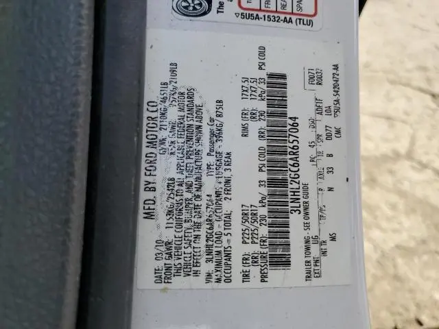 2010 LINCOLN MKZ   
