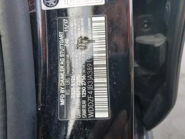 2018 MERCEDES-BENZ E 300  