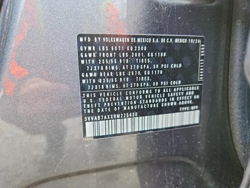 2024 VOLKSWAGEN TIGUAN WOLFSBURG  