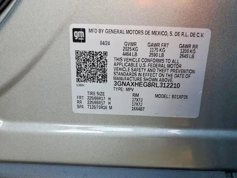 2024 CHEVROLET EQUINOX LS  