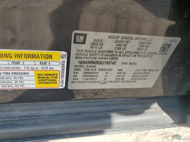 2013 GMC ACADIA SLT-1  