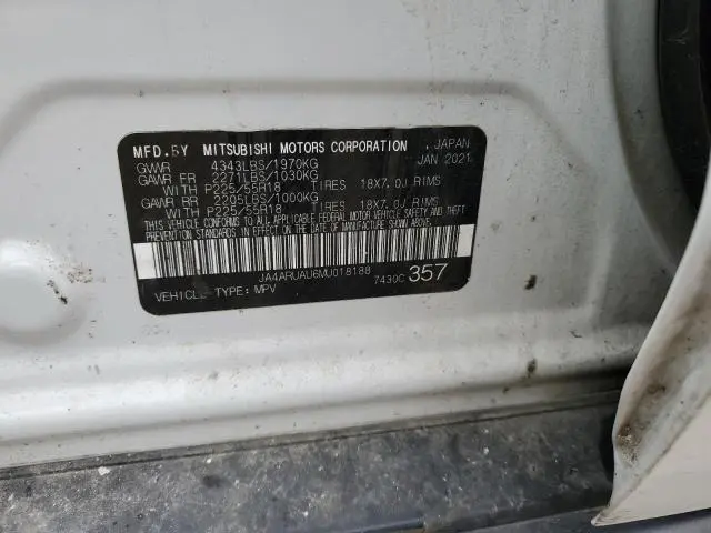 2021 MITSUBISHI OUTLANDER SPORT ES  