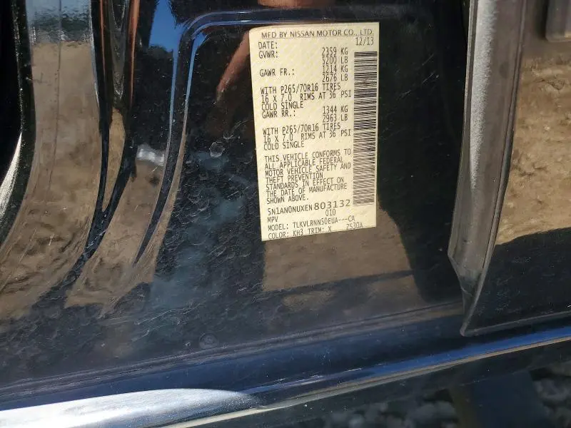 2014 NISSAN XTERRA S  