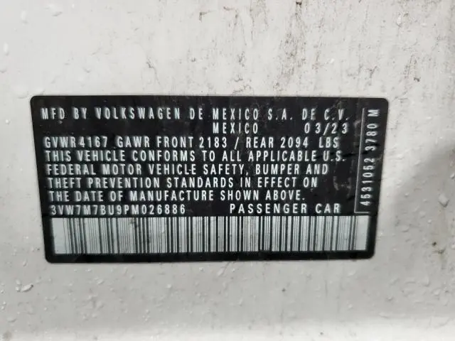 2023 VOLKSWAGEN JETTA SE  