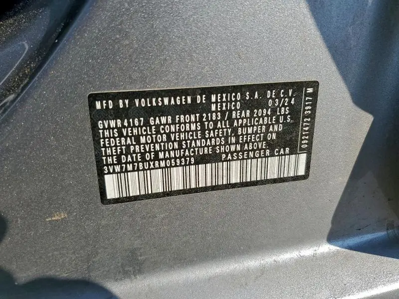 2024 VOLKSWAGEN JETTA SE  