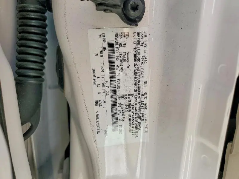 2012 FORD FOCUS SEL  