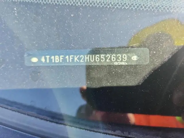 2017 TOYOTA CAMRY SE  