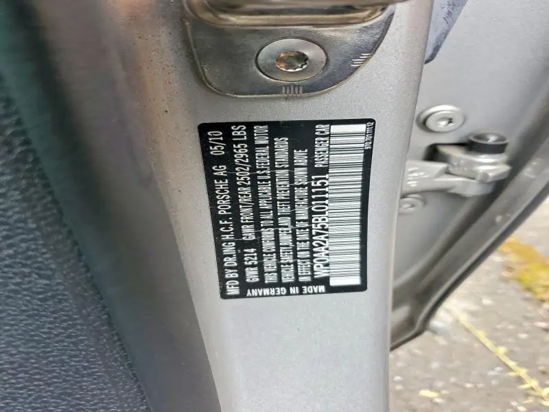 2011 PORSCHE PANAMERA 2  