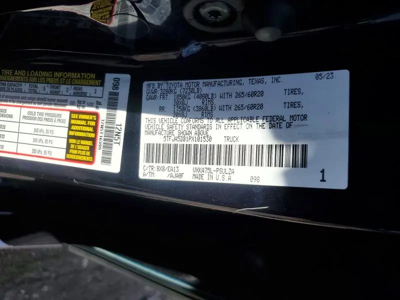 2023 TOYOTA TUNDRA CREWMAX LIMITED  