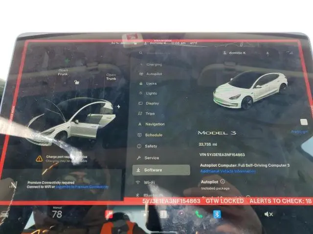 2022 TESLA MODEL 3 