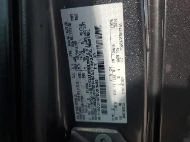 2013 FORD ESCAPE SEL  