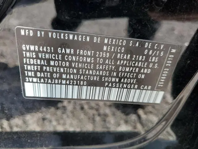 2015 VOLKSWAGEN JETTA TDI  